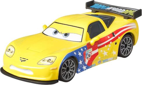 ألعاب ديزني كار تويز جيف جورفيت، بمقياس 1:55، مركبات الشخصيات المفضلة لدى المعجبين للسباق ومتعة رواية القصص، هدية للأطفال من سن 3 سنوات فما فوق in Kuwait