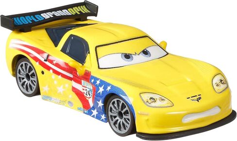 ألعاب ديزني كار تويز جيف جورفيت، بمقياس 1:55، مركبات الشخصيات المفضلة لدى المعجبين للسباق ومتعة رواية القصص، هدية للأطفال من سن 3 سنوات فما فوق in Kuwait