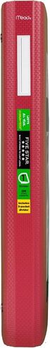 Five Star 1 Inch 3 Ring Binder, Plastic, Red (38896) in Saudi Arabia