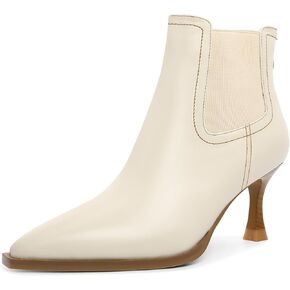 Ankle Boots for Women Pointed Toe Chelsea Short Booties with Back Zipper 2.75 Inch in Saudi Arabia
