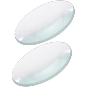 2pcs Double Convex Lens 30mm Diameter 50mm Focal Length Optical Glass for Physics Experiments and Educational Tools in Kuwait