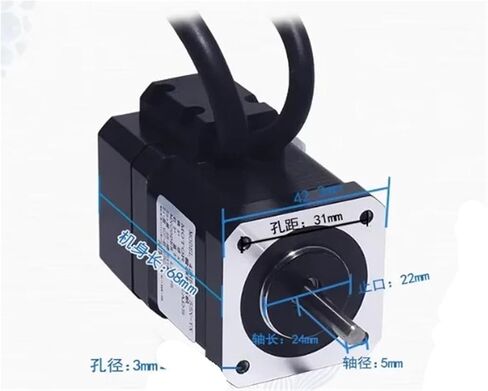 1pcs 42 Hybrid Closed-Loop Stepper Motor 0.55nm 0.7nm Servo Motor HB808C Driver 17 Electrical(0.55NM Motor HB808C) in Saudi Arabia