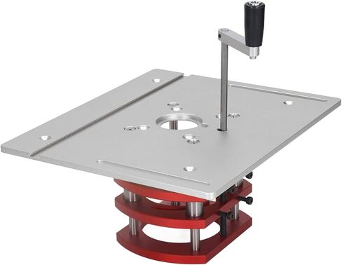 Router System Kit, Manual Lifting Router System Router Table Saw Insert Base Plate Router System Router Worktable for Woodworking Slotting Small Trimming Machine in Saudi Arabia