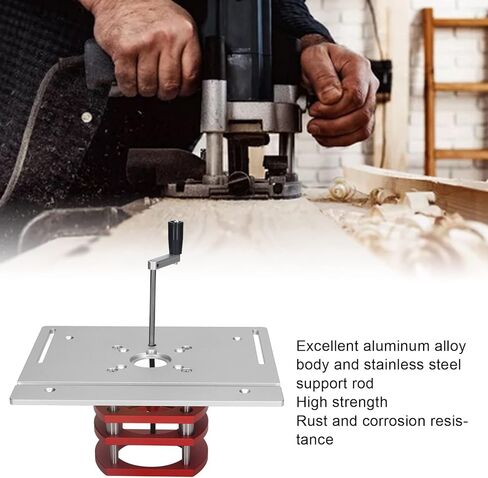 Router System Kit, Manual Lifting Router System Router Table Saw Insert Base Plate Router System Router Worktable for Woodworking Slotting Small Trimming Machine in Saudi Arabia