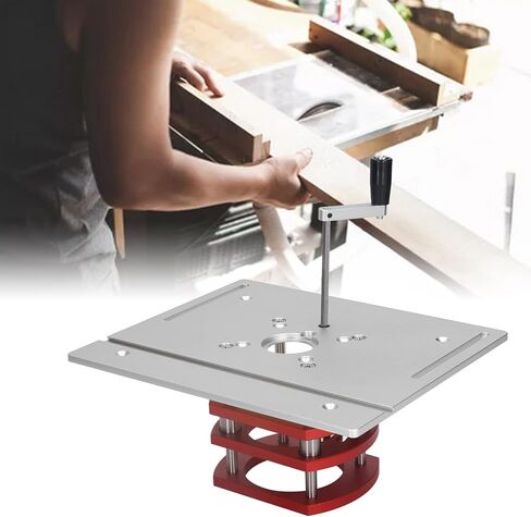 Router System Kit, Manual Lifting Router System Router Table Saw Insert Base Plate Router System Router Worktable for Woodworking Slotting Small Trimming Machine in Saudi Arabia