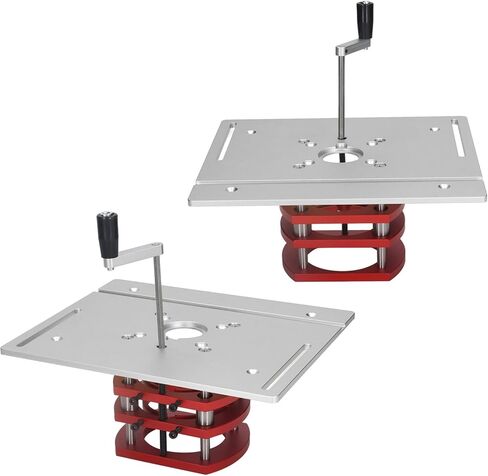 Router System Kit, Manual Lifting Router System Router Table Saw Insert Base Plate Router System Router Worktable for Woodworking Slotting Small Trimming Machine in Saudi Arabia