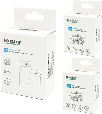 Kastar بطارية X2 و سليم LCD USB شاحن لكانون BP-819 VIXIA HF10 HF11 HF20 HF21 HF100 HF200 HF G10 HF M30 HF M31 HF M32 HF M40 M41 HF M300 M400 HF S10 S11 S20 S21 S30 S100 S200 HG20 HG21 HG30 XA10 in Saudi Arabia