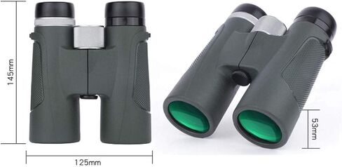 Monoculars Telescope High Power 12X42 Roof Prism Binoculars for Adults, Professional Metal Focusing Telescope for Bird Watching Travel Stargazing Sports-BAK4 Prism Lens Binoculars in Saudi Arabia