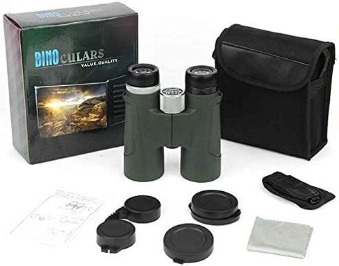 Monoculars Telescope High Power 12X42 Roof Prism Binoculars for Adults, Professional Metal Focusing Telescope for Bird Watching Travel Stargazing Sports-BAK4 Prism Lens Binoculars in Saudi Arabia