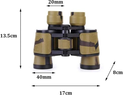 Monoculars Telescope High Power Telescope,8x40 Binoculars Wide Angle with Light Night Low Vision, Large Eyepiece Waterproof Adult Binocular for Bird Watching Outdoor Binoculars in Saudi Arabia