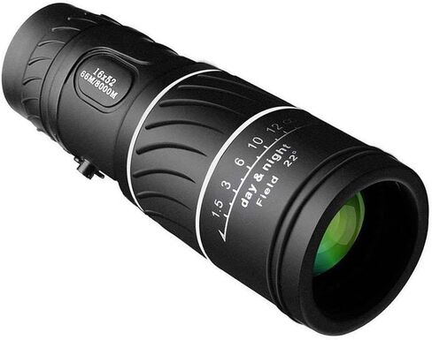 Monoculars for Adults High Power, 16 X 52 High Over Binoculars Telescope Monocular 66 / 8000M Plastic Binoculars Outdoor Black Outdoor Sports Telescope Binoculars in Saudi Arabia