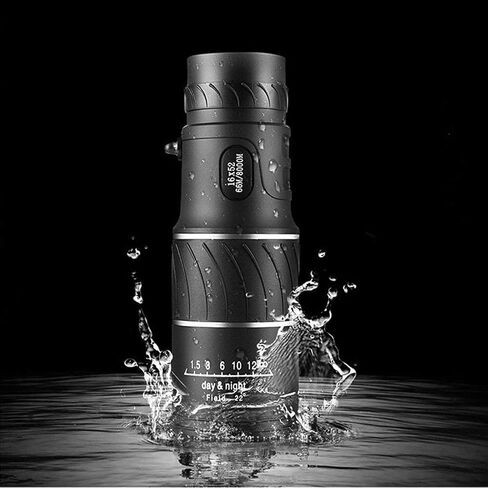Monoculars for Adults High Power, 16 X 52 High Over Binoculars Telescope Monocular 66 / 8000M Plastic Binoculars Outdoor Black Outdoor Sports Telescope Binoculars in Saudi Arabia