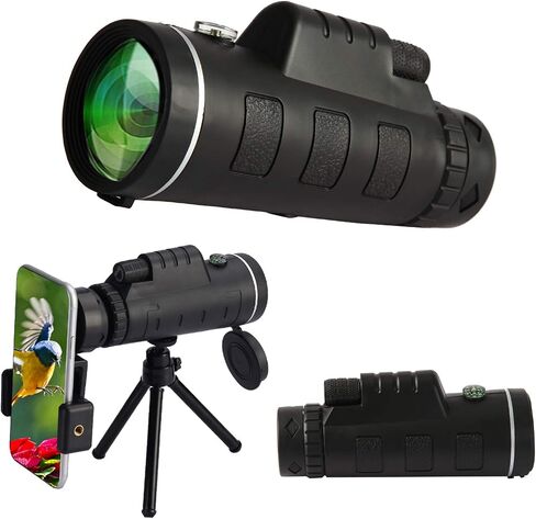 Monoculars Telescope High Power 40x60 High-Power Monoculars for Smartphones, Waterproof Zoom for Adult Bird Watching Outdoor Travel Sightseeing Binoculars in Saudi Arabia