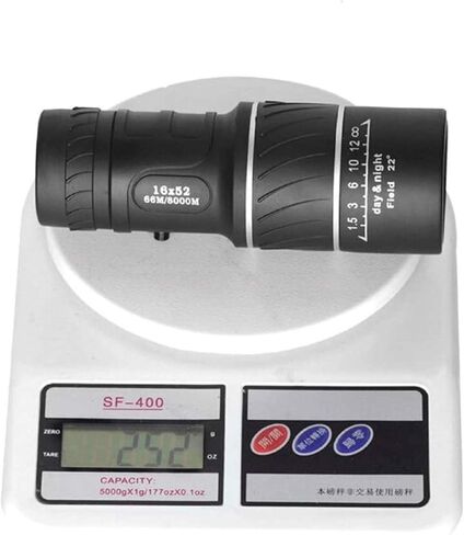 تلسكوب أحادي العين عالي الطاقة، مناظير 16 × 52 زاوية واسعة مع رؤية ليلية خفيفة، عدسة كبيرة مضادة للماء للبالغين لسهولة التركيز على التلسكوب in Saudi Arabia