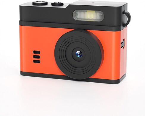 Small Camera 1080P HD Video Recorder, Keychain Digital Camcorder with LED Fill Light and Creative Filters, 0.96" HD Display, Portable Tiny Camera for Travel Vlog (Black Red) in Saudi Arabia