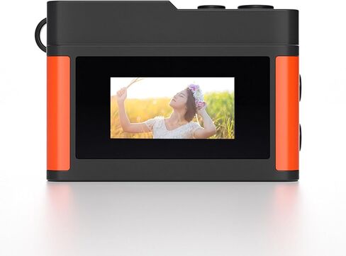 Small Camera 1080P HD Video Recorder, Keychain Digital Camcorder with LED Fill Light and Creative Filters, 0.96" HD Display, Portable Tiny Camera for Travel Vlog (Black Red) in Saudi Arabia