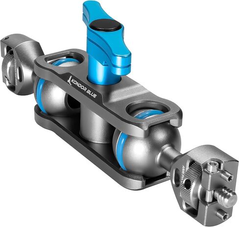KONDOR BLUE | Cine Magic Arm with NATO Clamps | Lightweight, Pro Mounting Solution, Adjustable Tension, Strong & Reliable Articulating Arm | Space Gray in Saudi Arabia