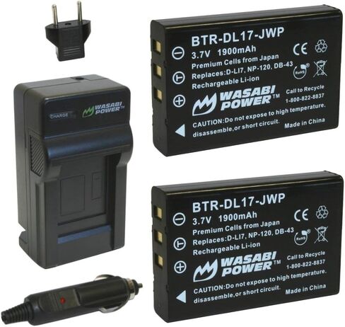 Wasabi Power Battery (2-Pack) and Charger for Fujifilm NP-120 and FinePix 603, F10, F11, M603 in Saudi Arabia