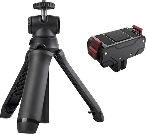 Yoidesu Camera Tripod with Magnetic Camera Mount, 4 Sections Extenable Foldable Selfie Stick with 360 Degree Ball Head, Compatible with Osmo Action 5 Pro/4/3 in Saudi Arabia