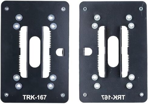 PRO-167 دعامة تثبيت عالمية شديدة التحمل، معدن مطلي بالمسحوق، 9.45 × 6.30 × 0.07 بوصة، لصندوق التوصيل، والكاميرا، وتركيب العلبة، والأشرطة متضمنة in Kuwait