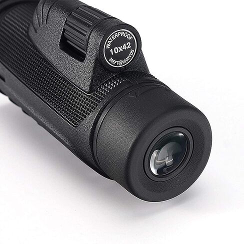 Monocular Telescope, 10x42 Monocular Telescope, High Power HD Monocular Compact with Smartphone Adapter BAK4 Prism Lens Life Waterproof Monocular for Adult Bird Watching Outdoor Travel in Saudi Arabia