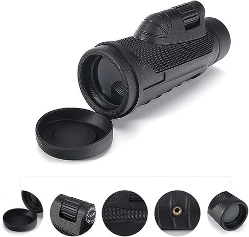 Monocular Telescope, 10x42 Monocular Telescope, High Power HD Monocular Compact with Smartphone Adapter BAK4 Prism Lens Life Waterproof Monocular for Adult Bird Watching Outdoor Travel in Saudi Arabia