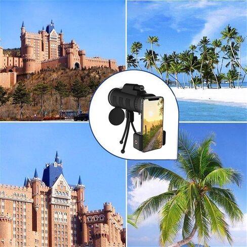 Monoculars for Adults High Power, Telescope High Definition Outdoor Products Double Tone High Power with Compass Function 40X60 Binoculars in Saudi Arabia