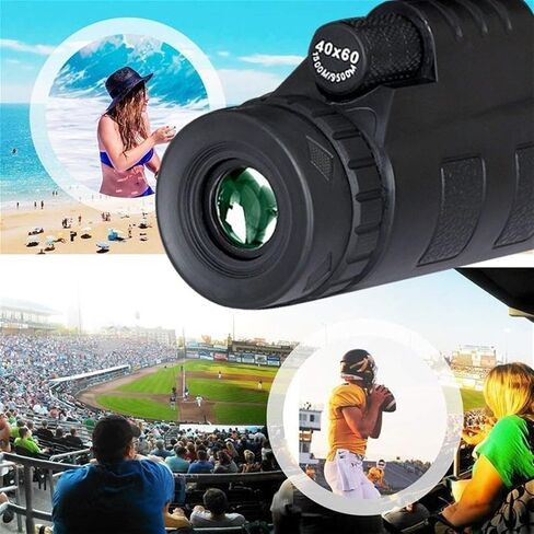 Monoculars for Adults High Power, Telescope High Definition Outdoor Products Double Tone High Power with Compass Function 40X60 Binoculars in Saudi Arabia