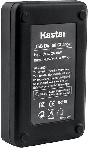 Kastar 4 Pack Battery and LCD Triple USB Charger Compatible with GoPro Max SPCC1B, ACDBD-001 ACBAT-001 ACCBAT-001, CHDHZ-201 CHDHZ201 Battery, GoPro MAX 360 Waterproof Degree 5.6K Action Camera in Saudi Arabia