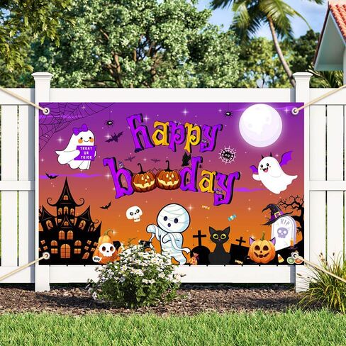 عيد الهالوين بودي عيد ميلاد خلفية راية الهالوين Spooktacular لطيف شبح موضوع ديكور للبنين بنات استحمام الطفل حفلة عيد ميلاد زينة صور استوديو الدعائم ديكور لوازم 70.8x43.3 بوصة in Saudi Arabia