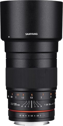 Samyang 135mm f/2.0 ED UMC Telephoto Lens for Pentax Digital SLR Cameras (Renewed) in Saudi Arabia