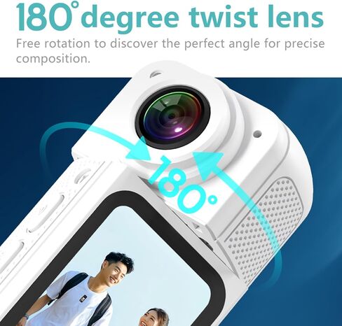كاميرا Dpofirs 1080P Thumb Action، مسجل فيديو صغير لكاميرا الجسم، كاميرا تسجيل فيديو للجيب يمكن ارتداؤها للعمل وركوب الدراجات والسفر ومشي الحيوانات الأليفة (بدون بطاقة ذاكرة) in Saudi Arabia
