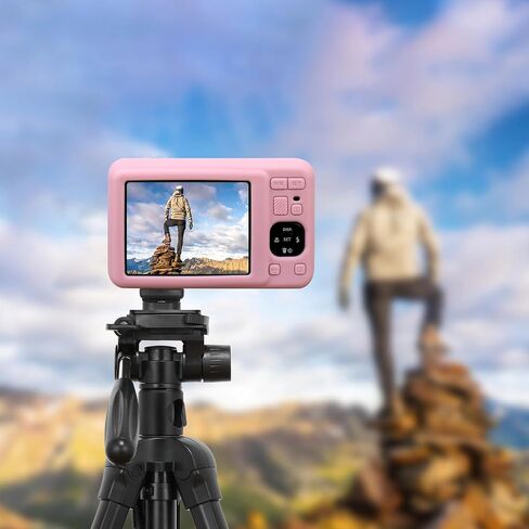 حافظة RAIALL لكاميرا KODAK PIXPRO FZ55 الرقمية، حافظة واقية من السيليكون الناعم لكاميرا تسجيل الفيديو KODAK PIXPRO FZ55، حافظة كاميرا FZ55 خفيفة الوزن ومقبض جلد الجسم، وردي in Kuwait