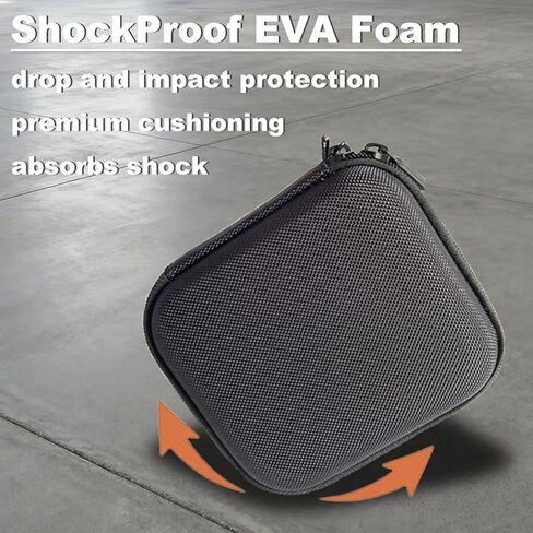 Hard Protective Carrying Case for Insta360 GO Ultra Shockproof Water-Resistant EVA Shell Travel Storage Bag with Custom Fit Compartments, Carabiner Clip and Wrist Strap Ultra Compact Cover Case Bag in Kuwait