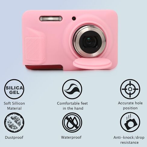 حافظة لكاميرا Kodak PIXPRO FZ55 الرقمية، حافظة ناعمة مضادة للخدش، غطاء عدسة واقٍ من السيليكون الناعم لملحقات كاميرا Kodak Pixpro Fz55 DSLR (مسحوق جيلي) in Saudi Arabia