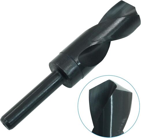 Bivethoi Reduced Shank Drill Bit 17mm with 1/2 Inch Straight Shank | High Speed Steel HSS 9341, Twist Drill Bit, For Stainless Steel Alloy Metal Plastic in Kuwait