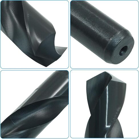Bivethoi Reduced Shank Drill Bit 17mm with 1/2 Inch Straight Shank | High Speed Steel HSS 9341, Twist Drill Bit, For Stainless Steel Alloy Metal Plastic in Kuwait