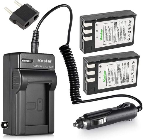 Kastar Battery (2-Pack) and Charger Kit for Nik EN-EL9, EN-EL9a Battery, MH-23 Charger, Nik D3000, D5000, D40, D60, D40X SLR Cameras in Saudi Arabia