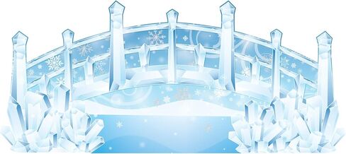 Winter Wonderland Bridge Christmas Photo Prop Decoration - 6.5' - Blue in Saudi Arabia