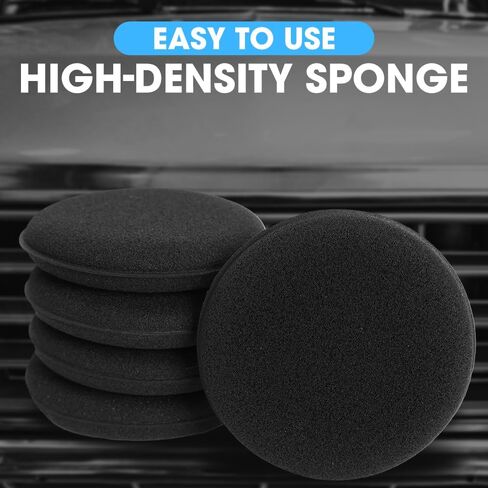 5PCS Microfiber Wax Applicator Pads, Car Wax Applicator, Buffing & Detail Polishing Foam Pads for Car Cleaning and Fine Polishing in Saudi Arabia
