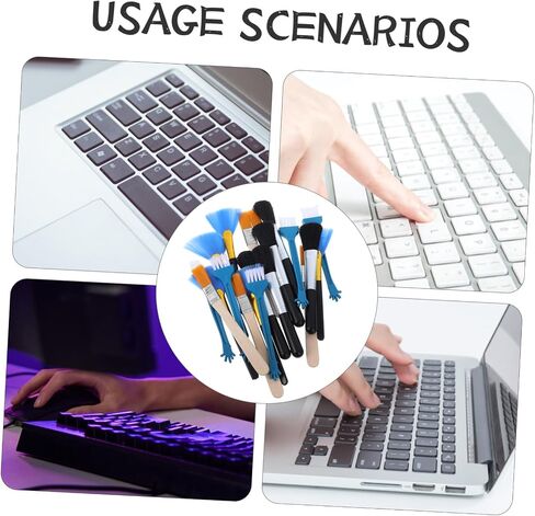 20pcs Keyboard Cleaning Brush Set Multi Function Electronic Cleaner Kit for Phones Cameras and Monitors Precision Tools for Intricate Cleaning Tasks in Saudi Arabia