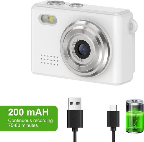 كاميرا VBESTLIFE Mini Camera 1080P HD مسجل فيديو، كاميرا فيديو رقمية على شكل سلسلة مفاتيح مع شاشة HD 0.96 بوصة، كاميرا صغيرة محمولة للسفر، مدونة فيديو (وردي) in Saudi Arabia