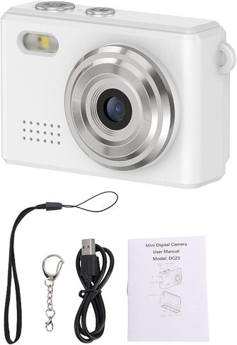 كاميرا VBESTLIFE Mini Camera 1080P HD مسجل فيديو، كاميرا فيديو رقمية على شكل سلسلة مفاتيح مع شاشة HD 0.96 بوصة، كاميرا صغيرة محمولة للسفر، مدونة فيديو (وردي) in Saudi Arabia