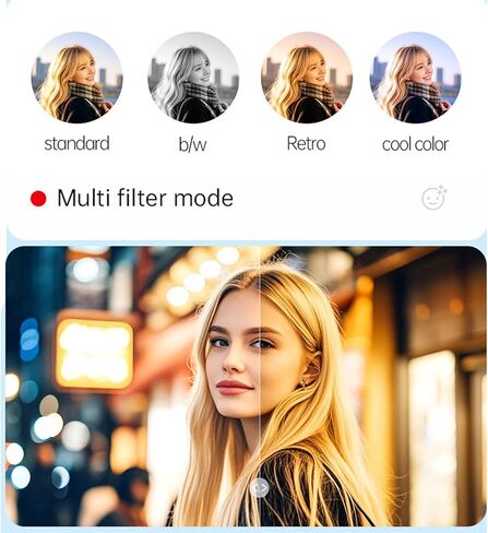 كاميرا رقمية بدقة 4K بدقة 48 ميجابكسل مع شاشة قابلة للطي مقاس 3.0 بوصات بزاوية 180 درجة، وتكبير/تصغير 18X، وكاميرا تسجيل فيديو للسفر، ووظيفة كاميرا ويب USB (أبيض) in Kuwait