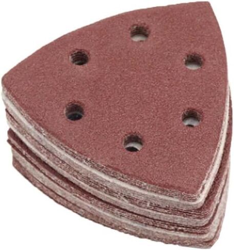 25PCS Abrasive Sheets – Triangle-Shaped Aluminum Oxide Sanding Sheets, 180 Grit for Wood, Metal & DIY Projects in Saudi Arabia