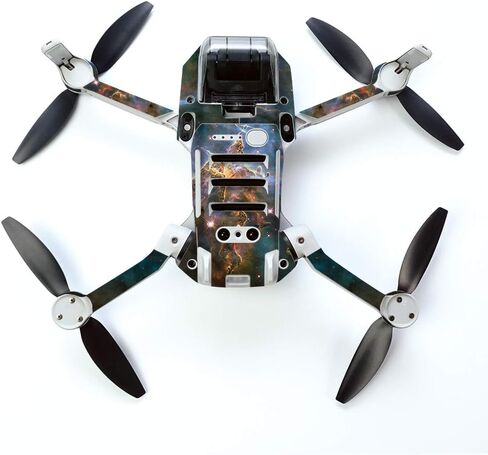 MightySkins Skin for DJI Mavic Mini Portable Drone Quadcopter - Eagle Nebula | Protective, Durable, and Unique Vinyl Decal wrap cover | Easy To Apply, Remove, and Change Styles | Made in the USA (DJMAVMIN-Eagle Nebula) in Saudi Arabia