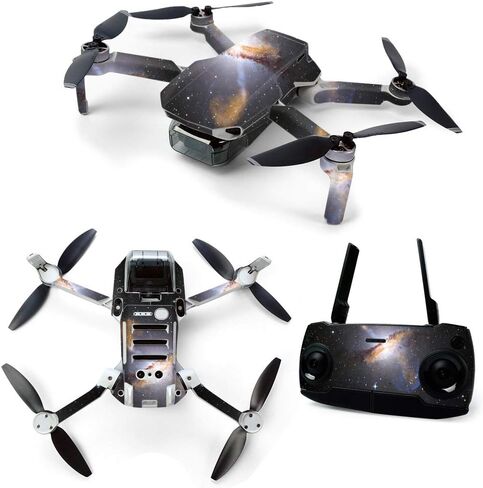 MightySkins Skin for DJI Mavic Mini Portable Drone Quadcopter - Eagle Nebula | Protective, Durable, and Unique Vinyl Decal wrap cover | Easy To Apply, Remove, and Change Styles | Made in the USA (DJMAVMIN-Eagle Nebula) in Saudi Arabia