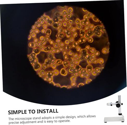Veemoon Microscopy Stand Aluminum Alloy Bracket Digital Microscope Holder Digital Microscope Support in Saudi Arabia