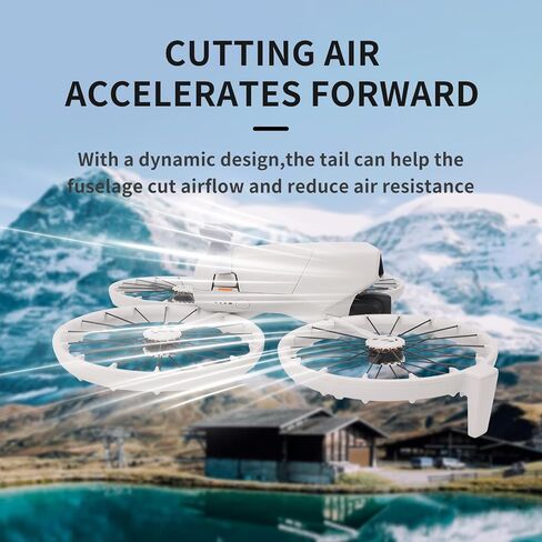 جناح ذيل الطيران لـ DJI Flip، حامل دعامة زعنفة ذيل الطائرة بدون طيار يقلل من مقاومة الهواء لملحقات الطائرة بدون طيار DJI Flip (رمادي) in Kuwait