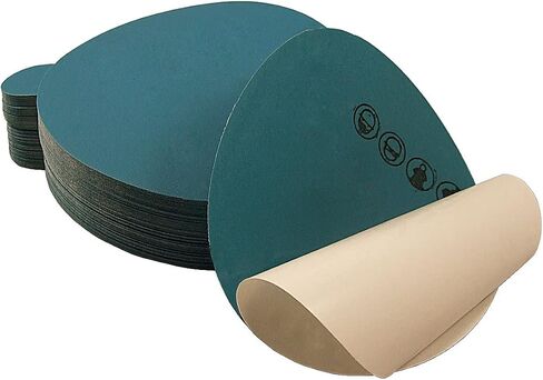 Red Label Abrasives 5 Inch Stick On PSA 120 Grit Wet/Dry Autobody Film Sanding Discs, 50 Pack in Saudi Arabia